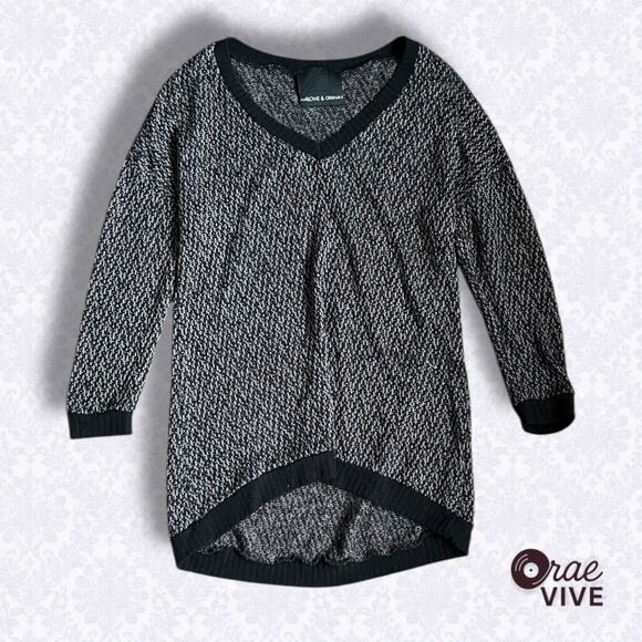 Harlowe & Graham Sweaters - Nordstrom Harlowe & Graham Lightweight Dolman V-Neck Sheer Sweater Black Small